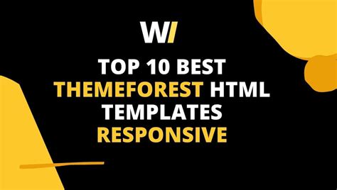 Themeforest Best Html Templates
